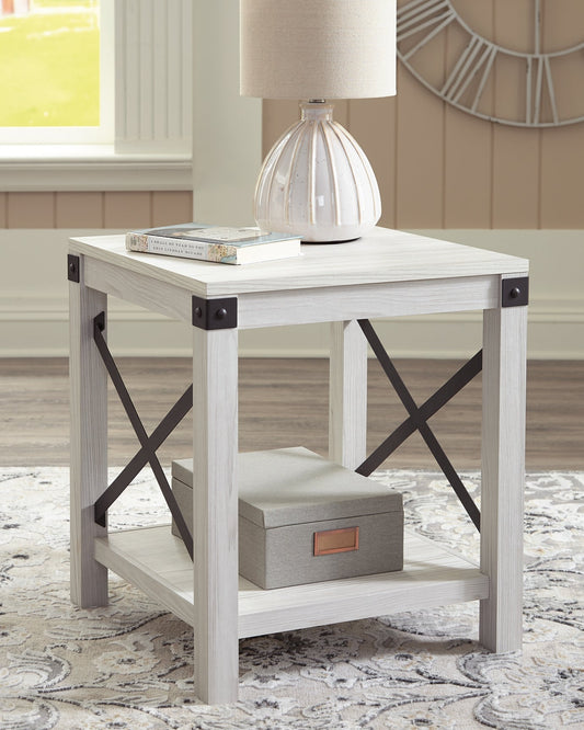 Ashley Express - Bayflynn Square End Table at Towne & Country Furniture (AL) furniture, home furniture, home decor, sofa, bedding