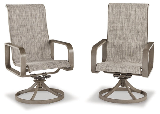 Ashley Express - Beach Front Sling Swivel Chair (2/CN) at Towne & Country Furniture (AL) furniture, home furniture, home decor, sofa, bedding