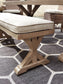 Ashley Express - Beachcroft Bench with Cushion at Towne & Country Furniture (AL) furniture, home furniture, home decor, sofa, bedding