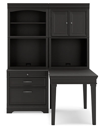 Ashley Express - Beckincreek Home Office Bookcase Desk at Towne & Country Furniture (AL) furniture, home furniture, home decor, sofa, bedding