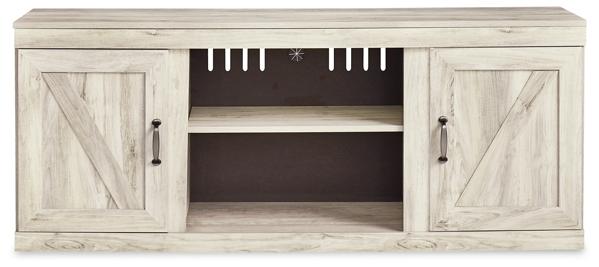 Ashley Express - Bellaby LG TV Stand w/Fireplace Option at Towne & Country Furniture (AL) furniture, home furniture, home decor, sofa, bedding