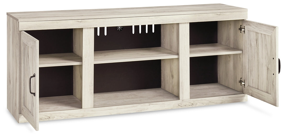 Ashley Express - Bellaby LG TV Stand w/Fireplace Option at Towne & Country Furniture (AL) furniture, home furniture, home decor, sofa, bedding