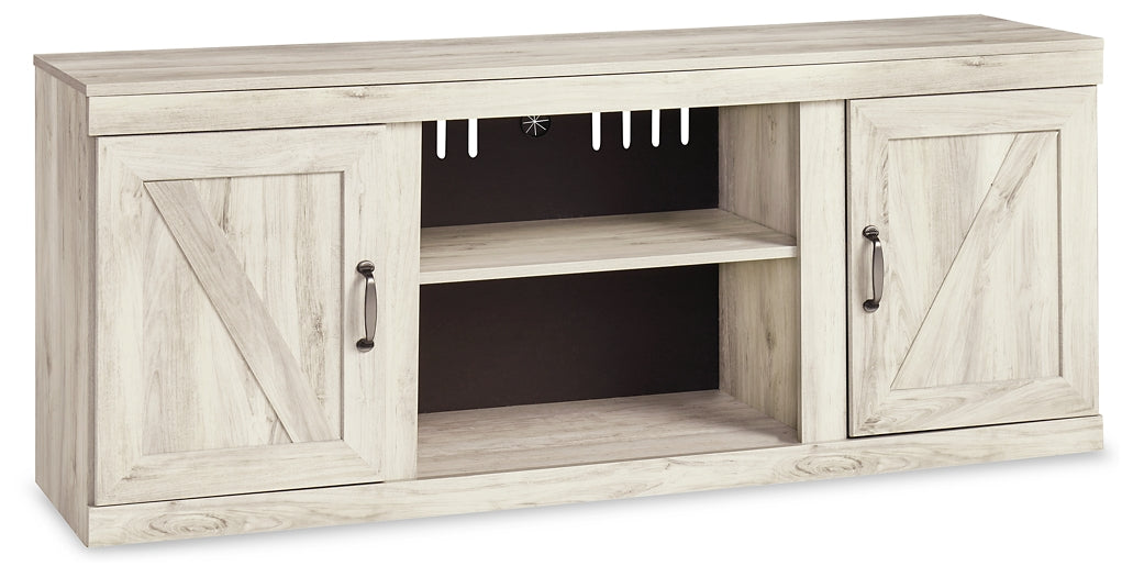 Ashley Express - Bellaby LG TV Stand w/Fireplace Option at Towne & Country Furniture (AL) furniture, home furniture, home decor, sofa, bedding