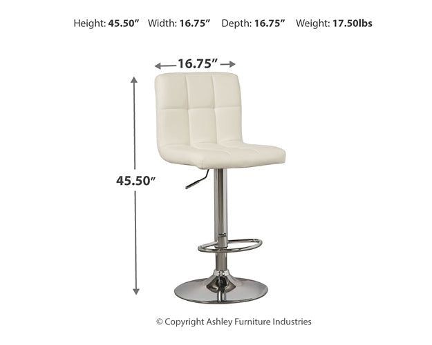 Ashley Express - Bellatier Adjustable Height Bar Stool (Set of 2) at Towne & Country Furniture (AL) furniture, home furniture, home decor, sofa, bedding