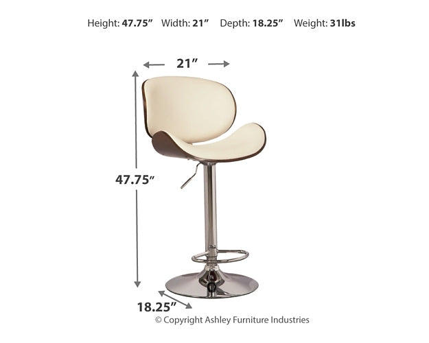 Ashley Express - Bellatier Tall UPH Swivel Barstool(1/CN) at Towne & Country Furniture (AL) furniture, home furniture, home decor, sofa, bedding