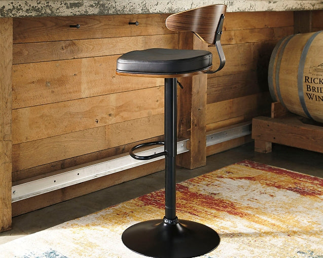 Ashley Express - Bellatier Tall UPH Swivel Barstool(1/CN) at Towne & Country Furniture (AL) furniture, home furniture, home decor, sofa, bedding