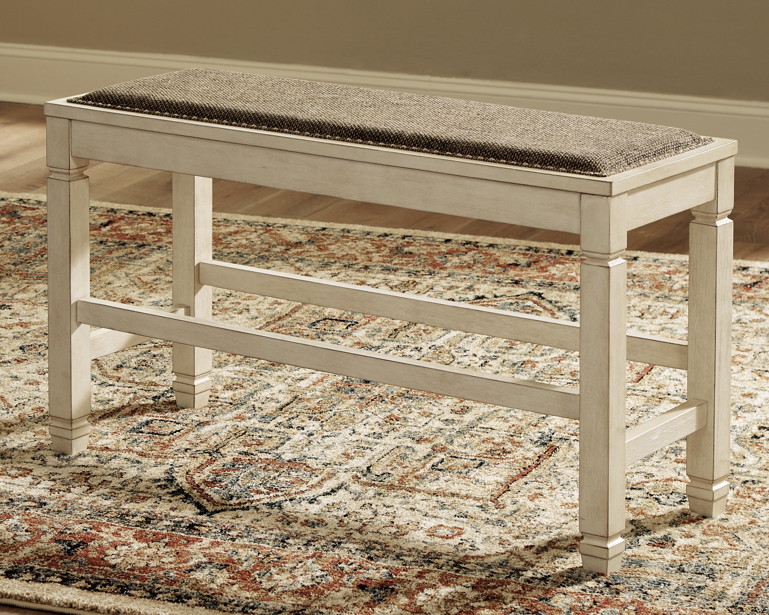 Ashley Express - Bolanburg DBL Counter UPH Bench (1/CN) at Towne & Country Furniture (AL) furniture, home furniture, home decor, sofa, bedding