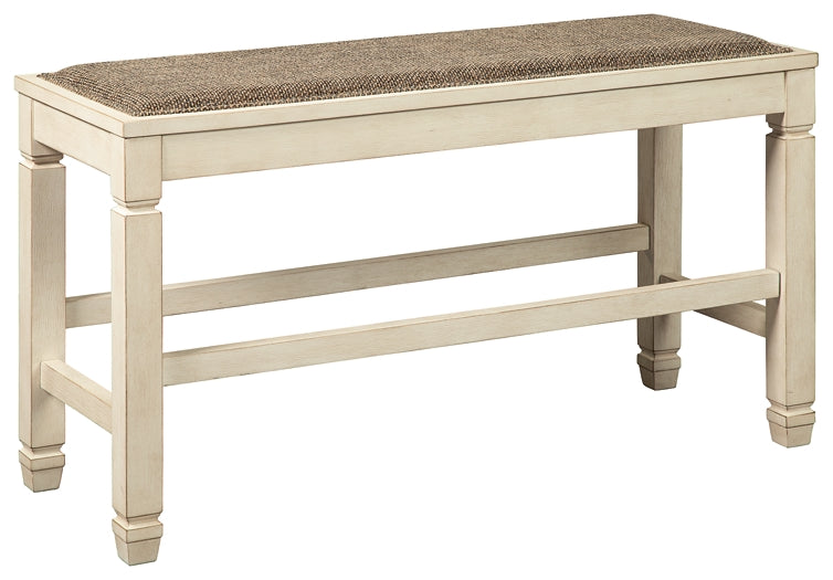 Ashley Express - Bolanburg DBL Counter UPH Bench (1/CN) at Towne & Country Furniture (AL) furniture, home furniture, home decor, sofa, bedding