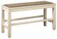 Ashley Express - Bolanburg DBL Counter UPH Bench (1/CN) at Towne & Country Furniture (AL) furniture, home furniture, home decor, sofa, bedding