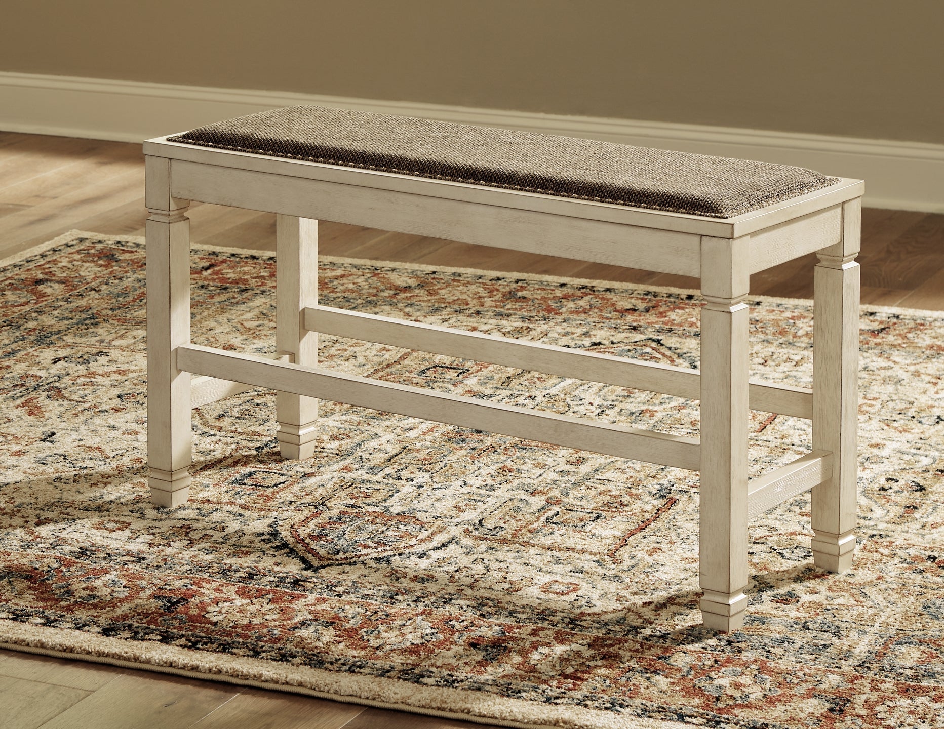 Ashley Express - Bolanburg DBL Counter UPH Bench (1/CN) at Towne & Country Furniture (AL) furniture, home furniture, home decor, sofa, bedding