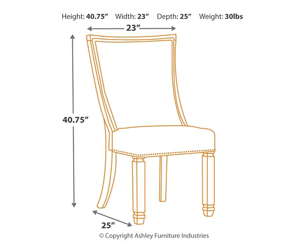 Ashley Express - Bolanburg Dining UPH Side Chair (2/CN) at Towne & Country Furniture (AL) furniture, home furniture, home decor, sofa, bedding