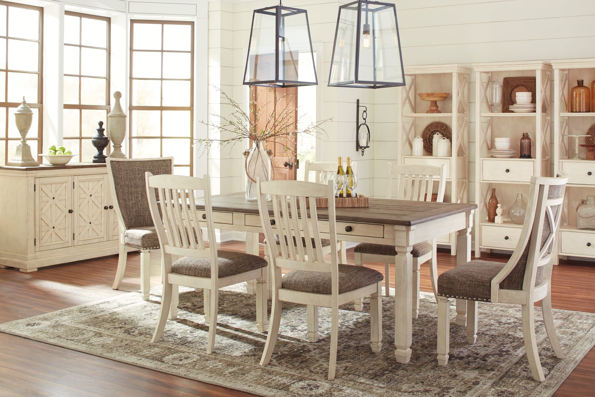 Ashley Express - Bolanburg Dining UPH Side Chair (2/CN) at Towne & Country Furniture (AL) furniture, home furniture, home decor, sofa, bedding