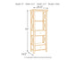 Ashley Express - Bolanburg Display Cabinet at Towne & Country Furniture (AL) furniture, home furniture, home decor, sofa, bedding