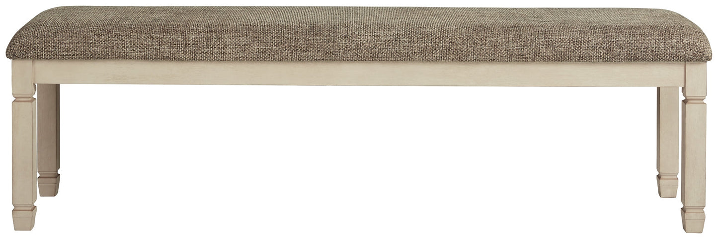 Ashley Express - Bolanburg Extra Large UPH DRM Bench at Towne & Country Furniture (AL) furniture, home furniture, home decor, sofa, bedding