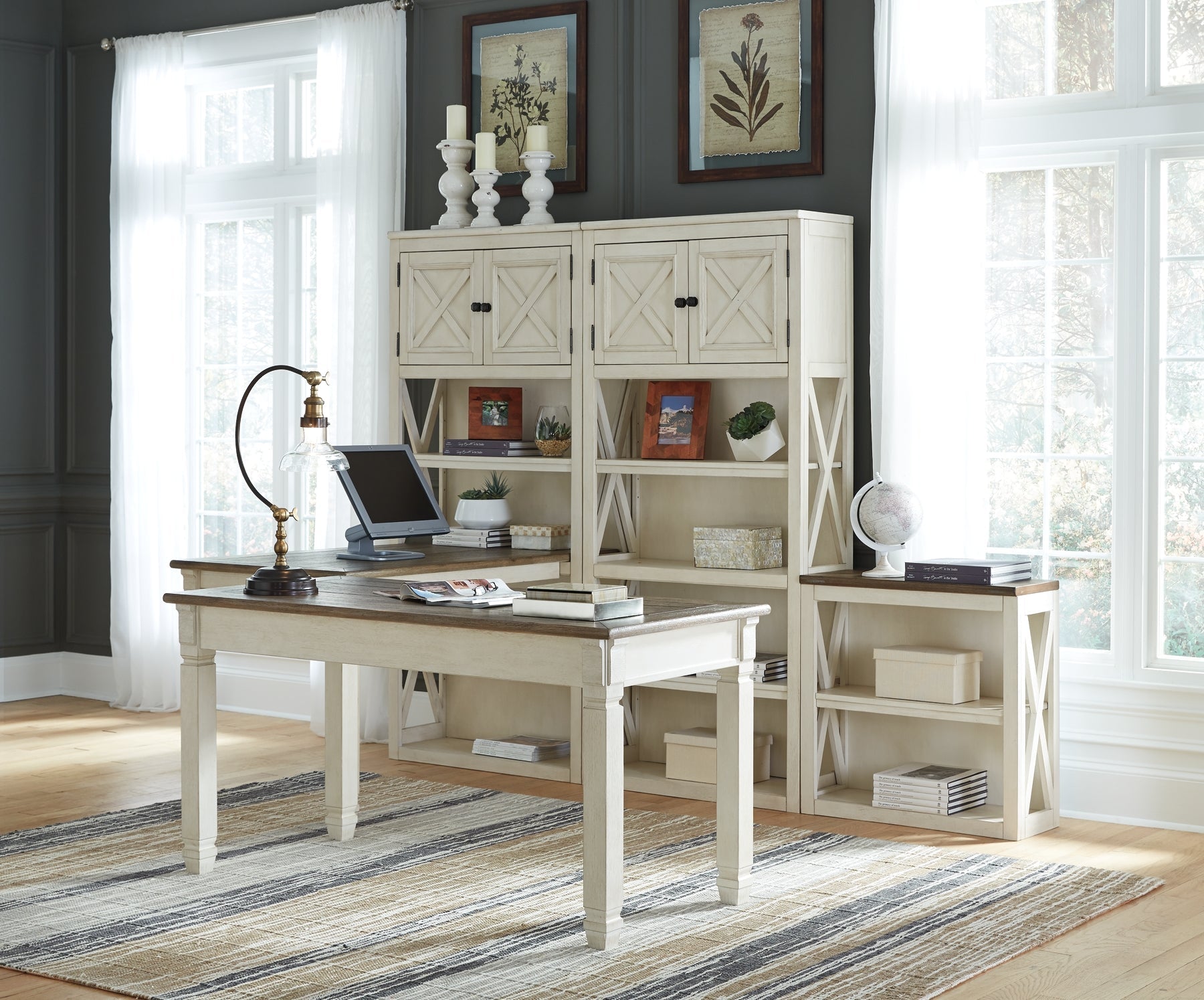 Ashley Express - Bolanburg Home Office Desk at Towne & Country Furniture (AL) furniture, home furniture, home decor, sofa, bedding