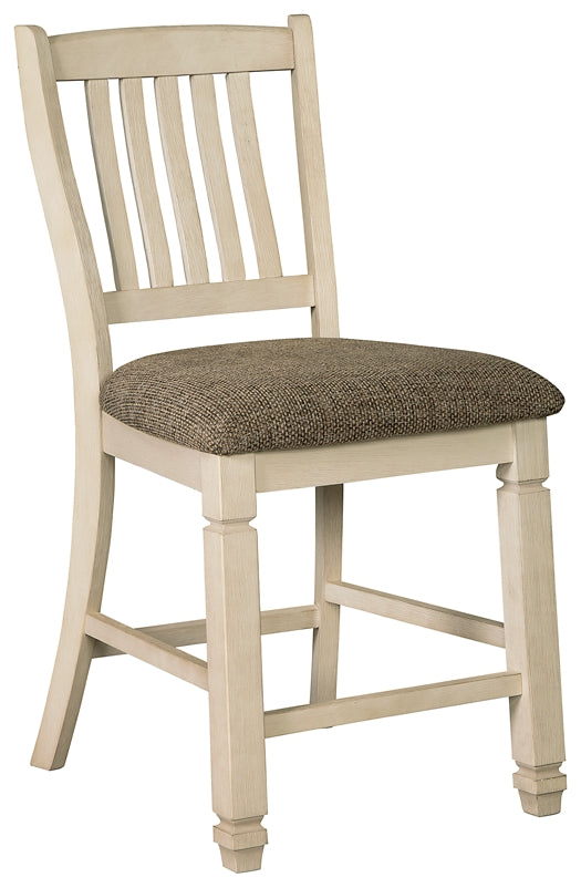 Ashley Express - Bolanburg Upholstered Barstool (2/CN) at Towne & Country Furniture (AL) furniture, home furniture, home decor, sofa, bedding