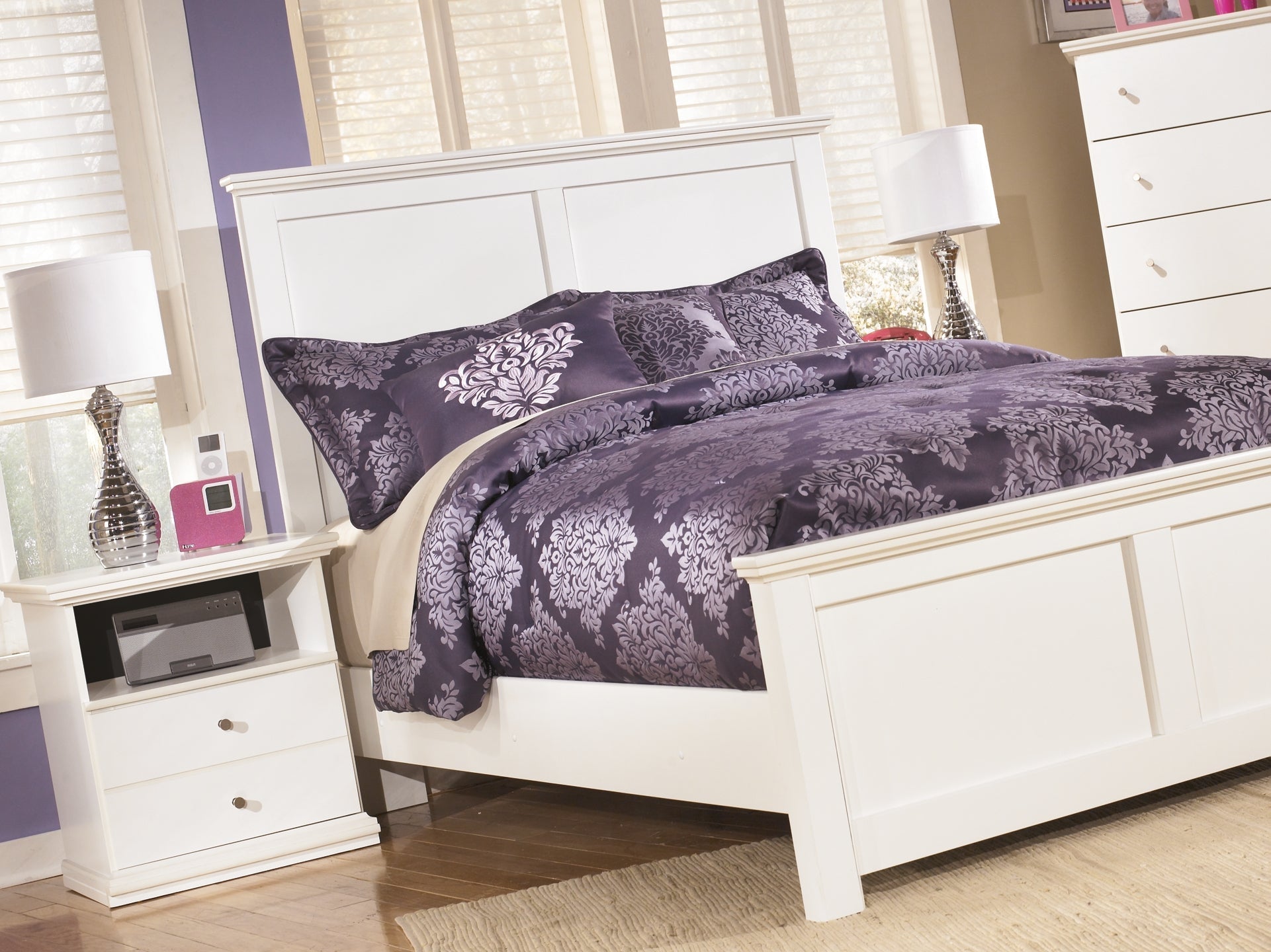 Ashley Express - Bostwick Shoals One Drawer Night Stand at Towne & Country Furniture (AL) furniture, home furniture, home decor, sofa, bedding