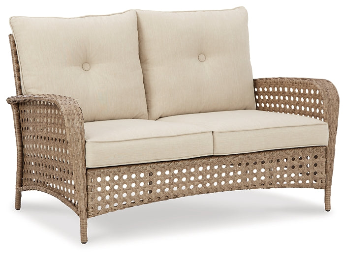 Ashley Express - Braylee Loveseat w/Table (2/CN) at Towne & Country Furniture (AL) furniture, home furniture, home decor, sofa, bedding