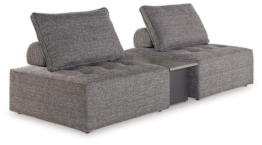 Ashley Express - Bree Zee 3-Piece Outdoor Sectional at Towne & Country Furniture (AL) furniture, home furniture, home decor, sofa, bedding