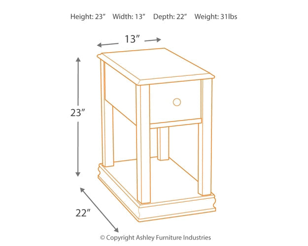 Ashley Express - Breegin Chair Side End Table at Towne & Country Furniture (AL) furniture, home furniture, home decor, sofa, bedding