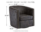 Ashley Express - Brentlow Swivel Chair at Towne & Country Furniture (AL) furniture, home furniture, home decor, sofa, bedding