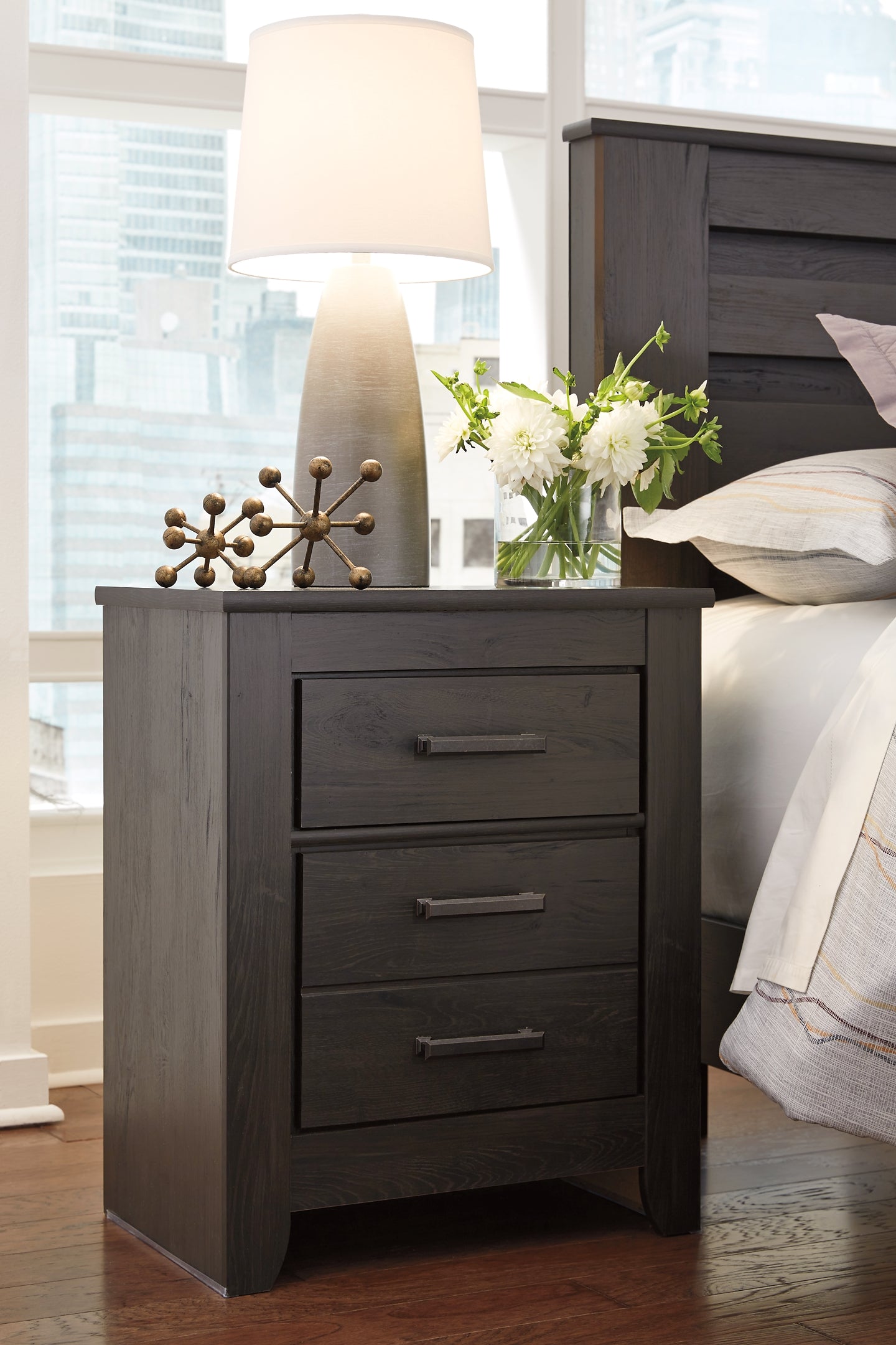 Ashley Express - Brinxton Two Drawer Night Stand at Towne & Country Furniture (AL) furniture, home furniture, home decor, sofa, bedding