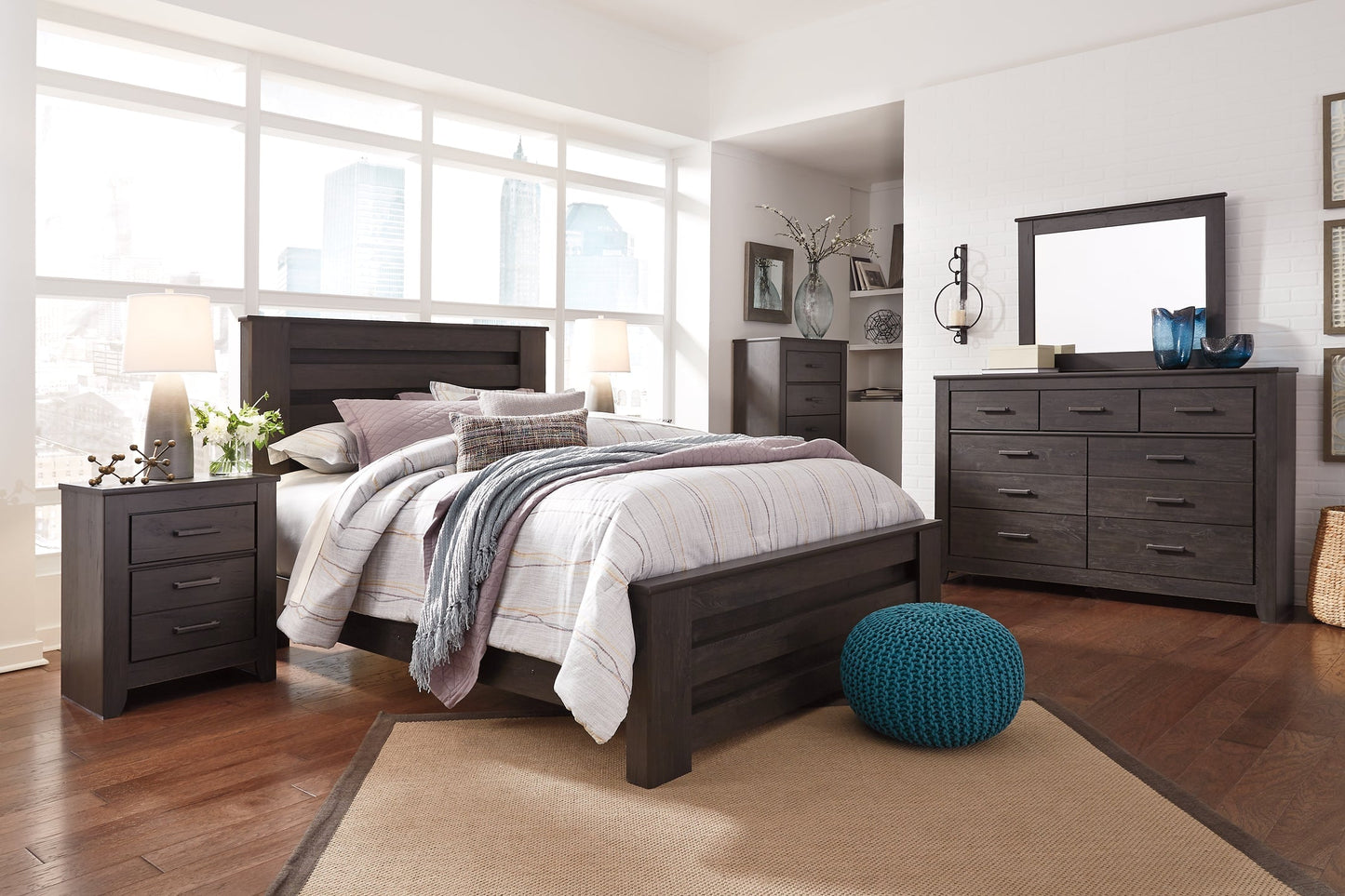 Ashley Express - Brinxton Two Drawer Night Stand at Towne & Country Furniture (AL) furniture, home furniture, home decor, sofa, bedding