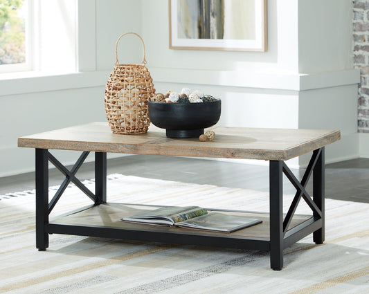 Ashley Express - Bristenfort Rectangular Cocktail Table at Towne & Country Furniture (AL) furniture, home furniture, home decor, sofa, bedding