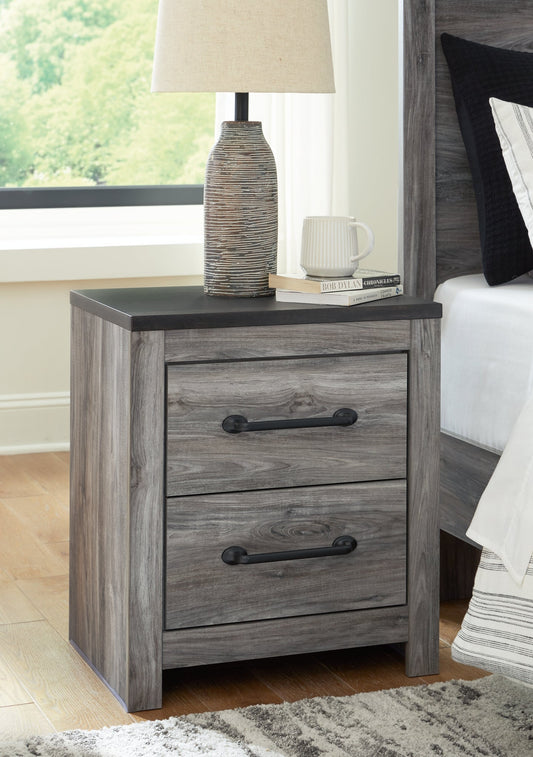 Ashley Express - Bronyan Two Drawer Night Stand at Towne & Country Furniture (AL) furniture, home furniture, home decor, sofa, bedding