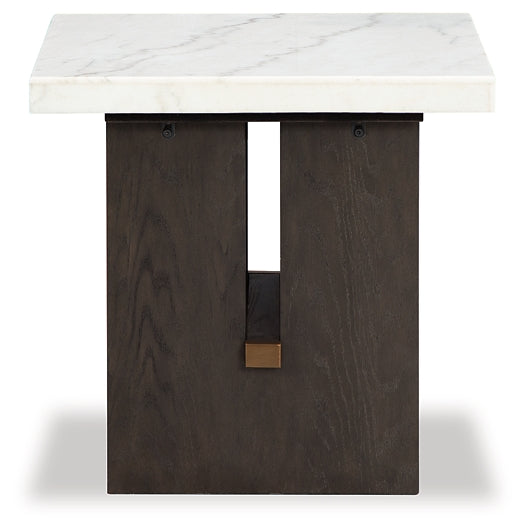 Ashley Express - Burkhaus Coffee Table with 2 End Tables at Towne & Country Furniture (AL) furniture, home furniture, home decor, sofa, bedding