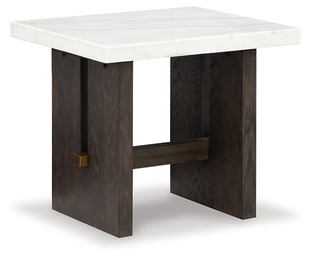 Ashley Express - Burkhaus Coffee Table with 2 End Tables at Towne & Country Furniture (AL) furniture, home furniture, home decor, sofa, bedding