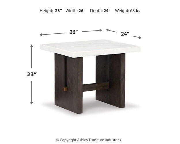 Ashley Express - Burkhaus Coffee Table with 2 End Tables at Towne & Country Furniture (AL) furniture, home furniture, home decor, sofa, bedding