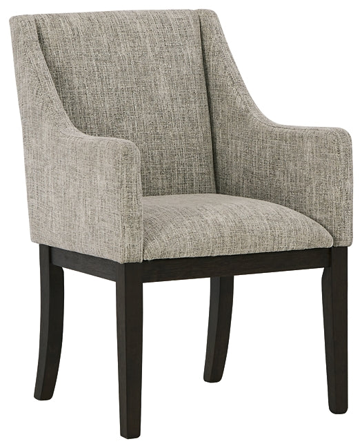 Ashley Express - Burkhaus Dining Arm Chair (Set of 2) at Towne & Country Furniture (AL) furniture, home furniture, home decor, sofa, bedding