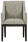Ashley Express - Burkhaus Dining UPH Arm Chair (2/CN) at Towne & Country Furniture (AL) furniture, home furniture, home decor, sofa, bedding