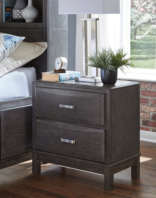 Ashley Express - Caitbrook Two Drawer Night Stand at Towne & Country Furniture (AL) furniture, home furniture, home decor, sofa, bedding