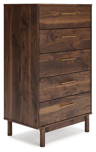 Ashley Express - Calverson Five Drawer Chest at Towne & Country Furniture (AL) furniture, home furniture, home decor, sofa, bedding