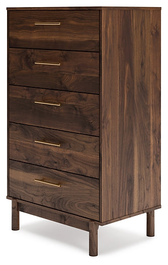 Ashley Express - Calverson Five Drawer Chest at Towne & Country Furniture (AL) furniture, home furniture, home decor, sofa, bedding