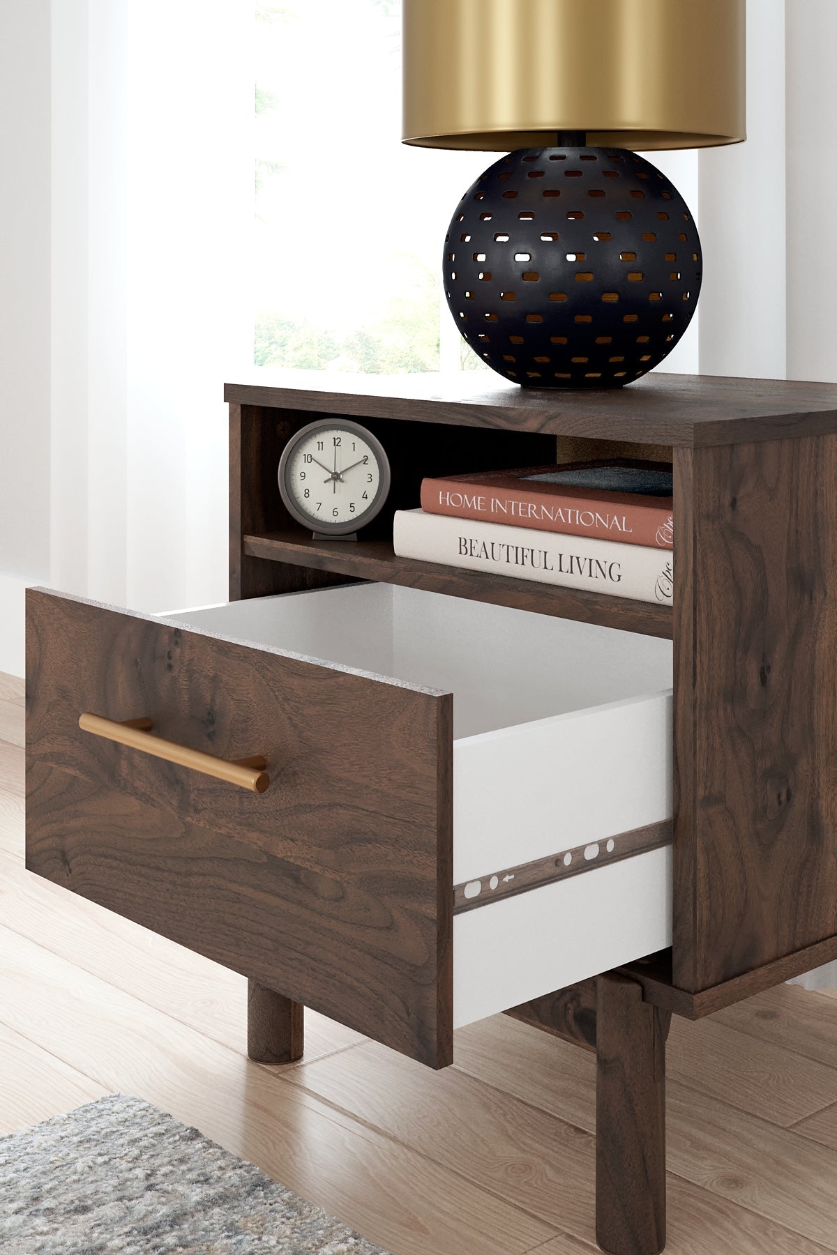 Ashley Express - Calverson One Drawer Night Stand at Towne & Country Furniture (AL) furniture, home furniture, home decor, sofa, bedding