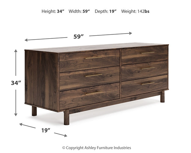 Ashley Express - Calverson Six Drawer Dresser at Towne & Country Furniture (AL) furniture, home furniture, home decor, sofa, bedding