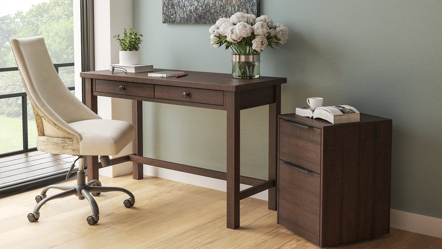 Ashley Express - Camiburg Home Office Desk at Towne & Country Furniture (AL) furniture, home furniture, home decor, sofa, bedding