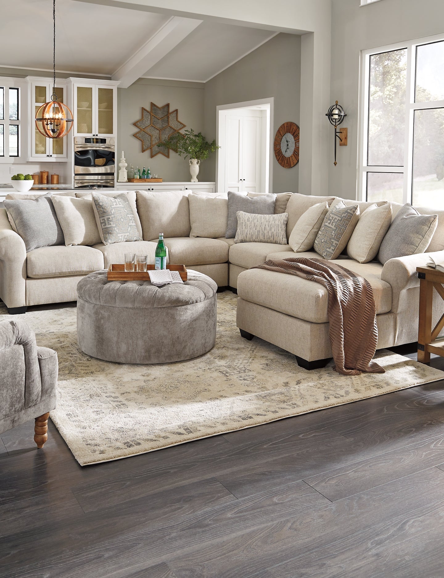 Ashley Express - Carnaby Oversized Accent Ottoman at Towne & Country Furniture (AL) furniture, home furniture, home decor, sofa, bedding