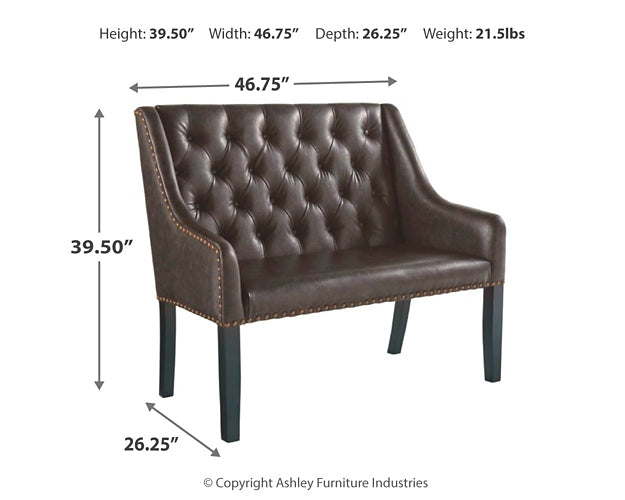 Ashley Express - Carondelet Accent Bench at Towne & Country Furniture (AL) furniture, home furniture, home decor, sofa, bedding