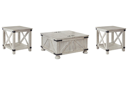 Ashley Express - Carynhurst Coffee Table with 2 End Tables at Towne & Country Furniture (AL) furniture, home furniture, home decor, sofa, bedding