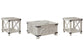 Ashley Express - Carynhurst Coffee Table with 2 End Tables at Towne & Country Furniture (AL) furniture, home furniture, home decor, sofa, bedding
