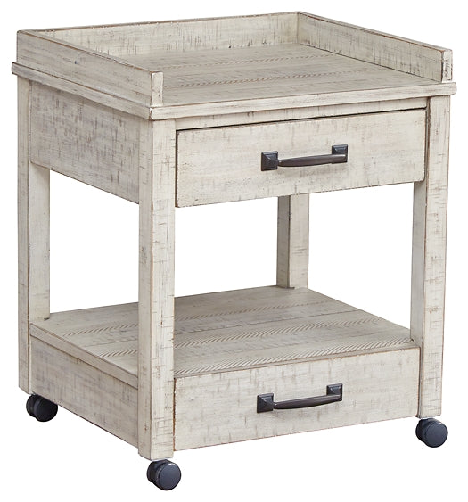 Ashley Express - Carynhurst Home Office Desk and Storage at Towne & Country Furniture (AL) furniture, home furniture, home decor, sofa, bedding
