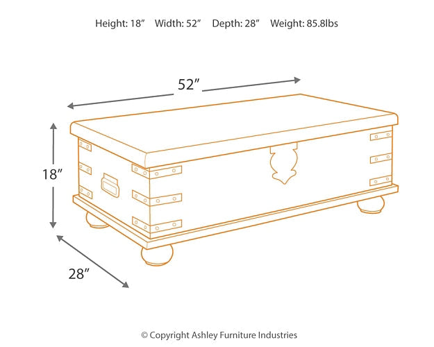 Ashley Express - Carynhurst Lift Top Cocktail Table at Towne & Country Furniture (AL) furniture, home furniture, home decor, sofa, bedding
