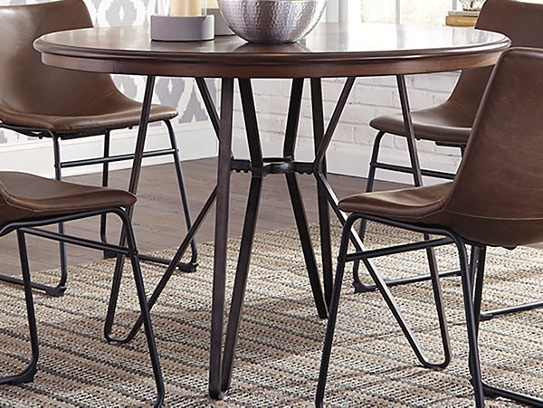 Ashley Express - Centiar Round Dining Room Table at Towne & Country Furniture (AL) furniture, home furniture, home decor, sofa, bedding
