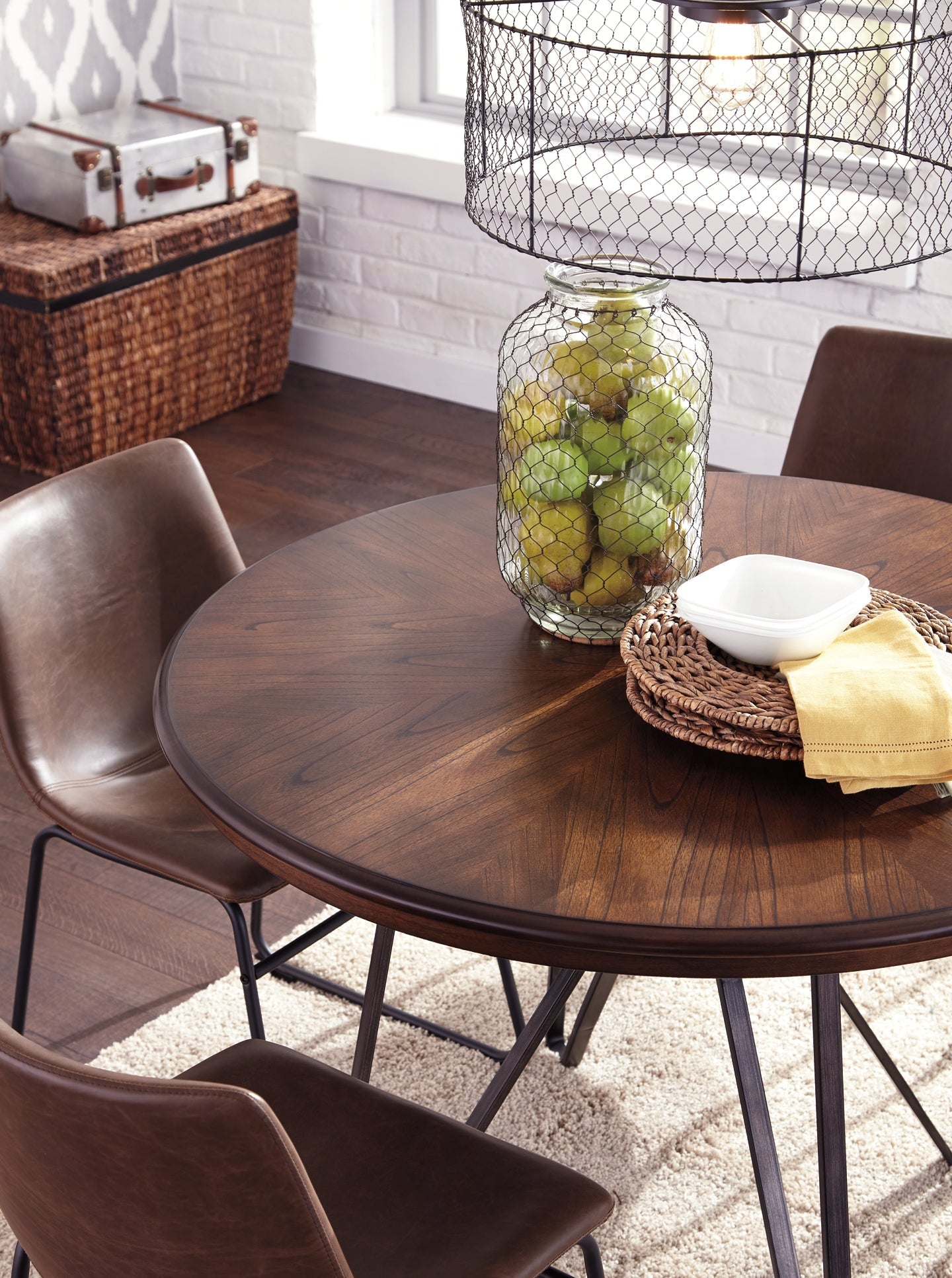 Ashley Express - Centiar Round Dining Room Table at Towne & Country Furniture (AL) furniture, home furniture, home decor, sofa, bedding