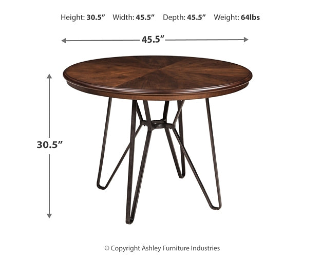 Ashley Express - Centiar Round Dining Room Table at Towne & Country Furniture (AL) furniture, home furniture, home decor, sofa, bedding