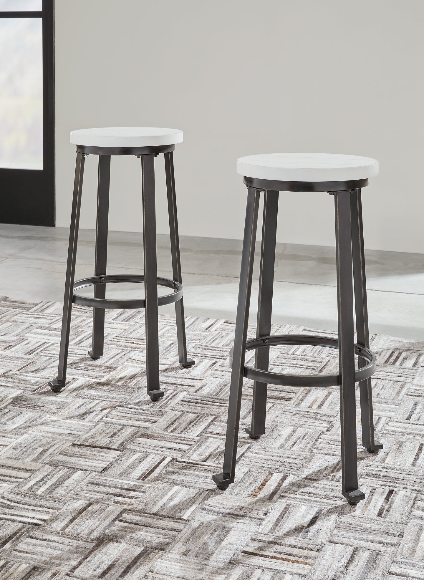 Ashley Express - Challiman Bar Height Stool (Set of 2) at Towne & Country Furniture (AL) furniture, home furniture, home decor, sofa, bedding
